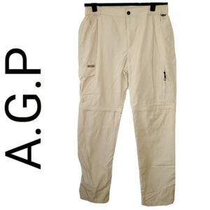 A.G.P HIKING PANTS CONVERTIBLE CARGO ZIP OFF SHORT